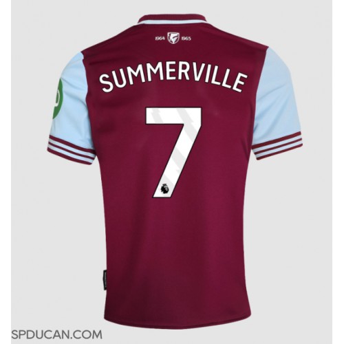 Muški Nogometni Dres West Ham United Crysencio Summerville #7 Domaci 2024-25 Kratak Rukav